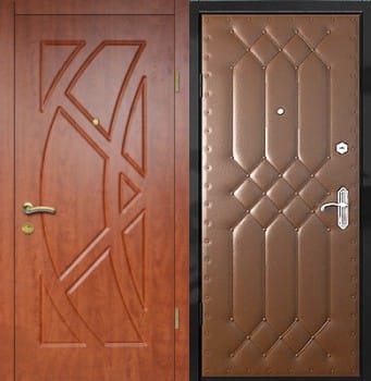Дверь с МДФ и Винилискожей DM09 (МДФ)