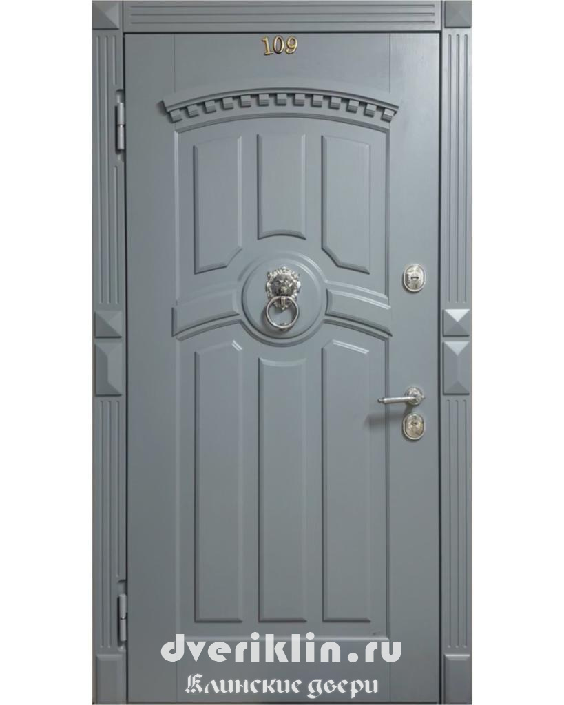 Дверь с отделкой МДФ MDFK-02 (В частный дом)