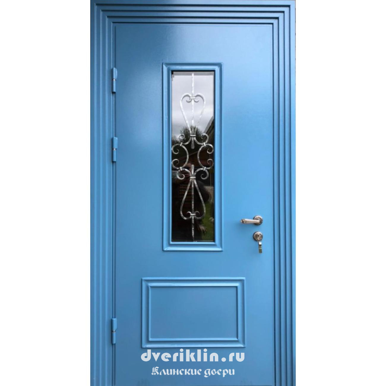 Дверь с Порошковым напылением и МДФ DP-04 (Порошковое напыление)