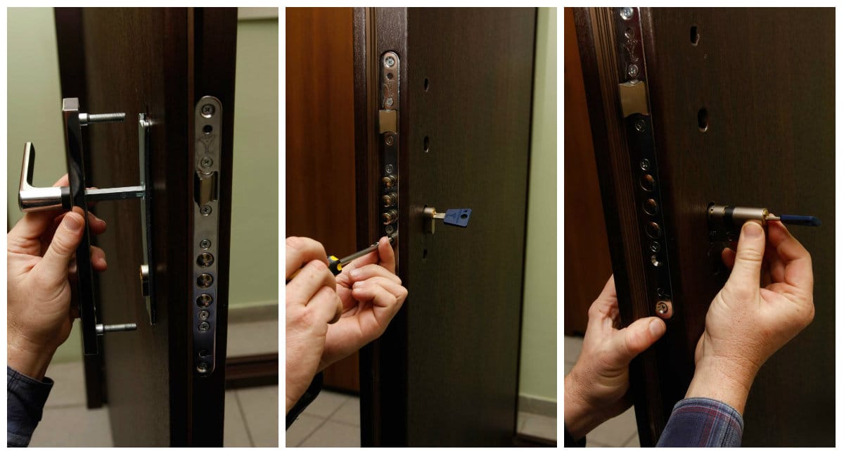 Самостоятельная замена замка на входной металлической двери | «Клинские .