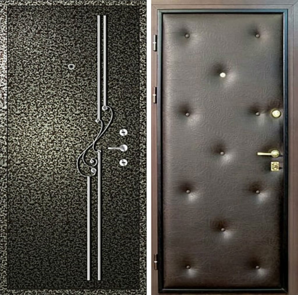 Дверь с ковкой DРК-07 (Кованые)