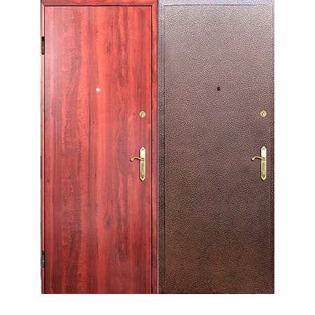 Дверь с Ламинатом и Порошковым напылением DPL-34 (Ламинат)