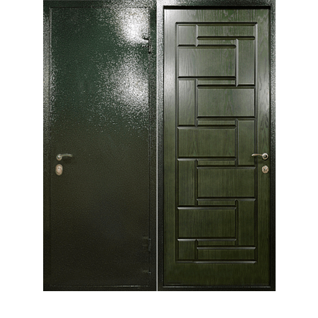 Дверь с Порошковым напылением и МДФ DPM-44 (МДФ)