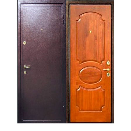 Дверь с Порошковым напылением и МДФ DPM-02 (МДФ)