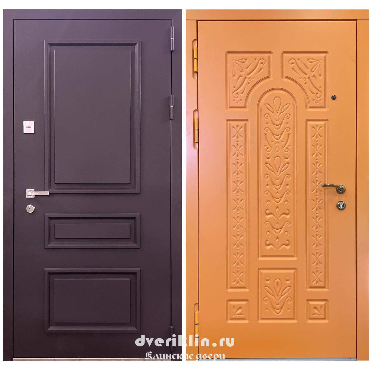 Дверь с Порошковым напылением и МДФ DPM-78 (МДФ)