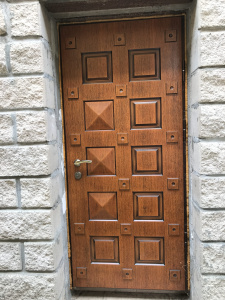 железная дверь с оригинальной МДФ панелью