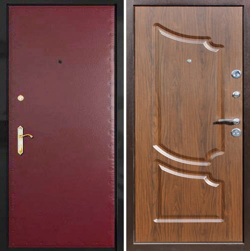 Дверь с Винилискожей и МДФ DM02 (МДФ)