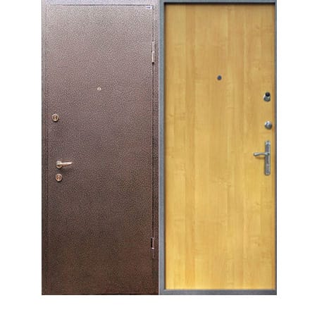 Дверь с Ламинатом и Порошковым напылением DPL-32 (Ламинат)