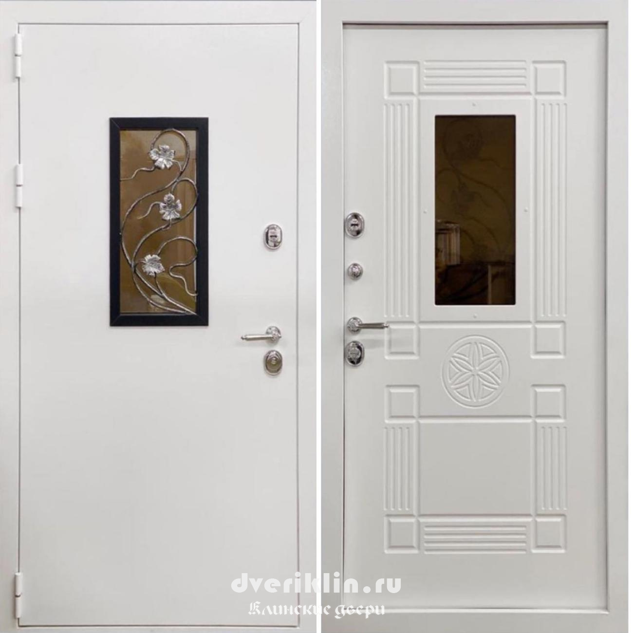 Дверь с Порошковым напылением и МДФ DPM-75 (МДФ)